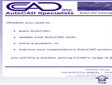 Tablet Screenshot of ccadinc.com